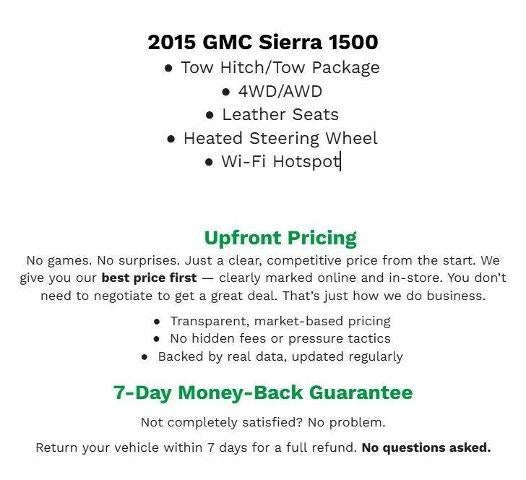 2015 GMC Sierra 1500 SLT