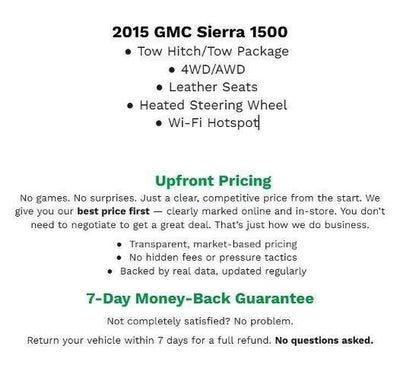 2015 GMC Sierra 1500 SLT