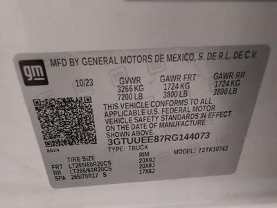 2024 GMC Sierra 1500 AT4