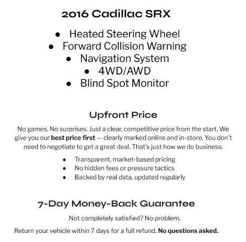 2016 Cadillac SRX Luxury Collection