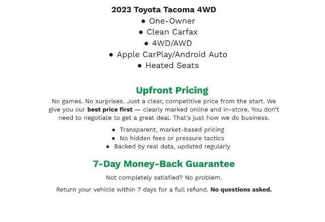 2023 Toyota Tacoma 4WD SR