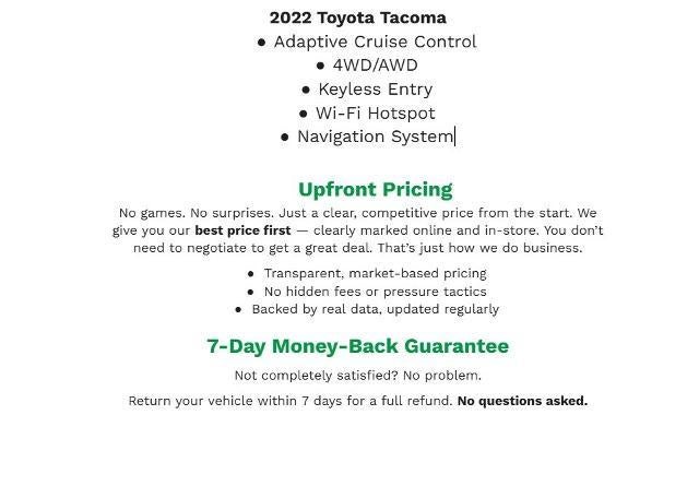 2022 Toyota Tacoma TRD Sport
