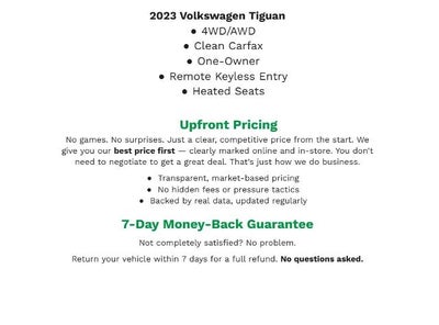 2023 Volkswagen Tiguan SE R-Line Black