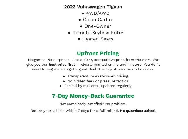 2023 Volkswagen Tiguan SE R-Line Black