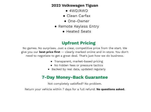 2023 Volkswagen Tiguan SE R-Line Black