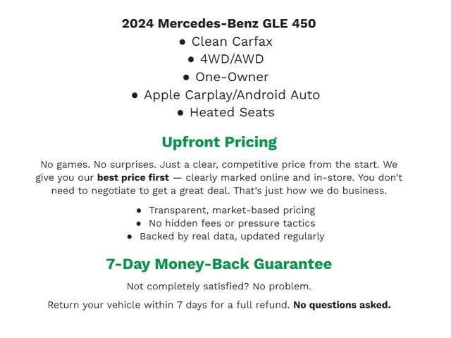 2024 Mercedes-Benz GLE GLE 450