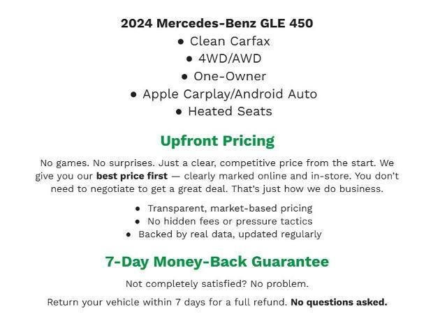 2024 Mercedes-Benz GLE GLE 450