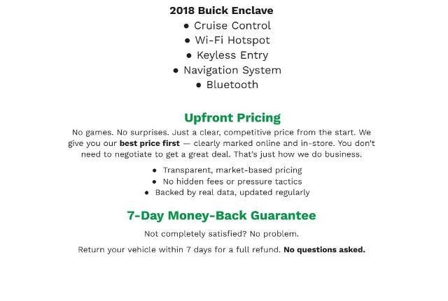 2018 Buick Enclave Essence