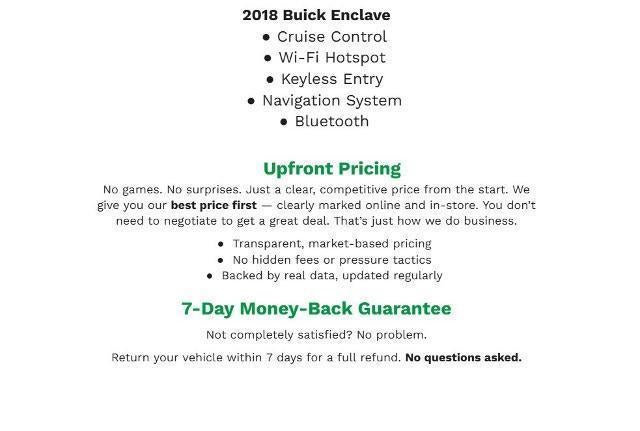 2018 Buick Enclave Essence