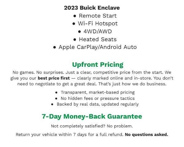 2023 Buick Enclave Essence