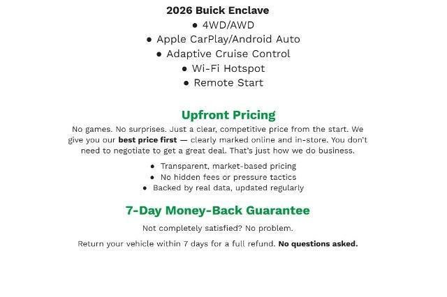 2026 Buick Enclave Sport Touring