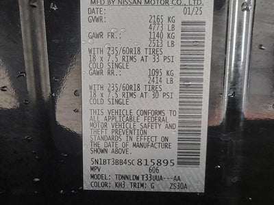 2025 Nissan Rogue SV