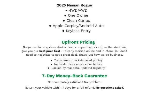 2025 Nissan Rogue SV