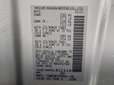 2025 Nissan Rogue SV