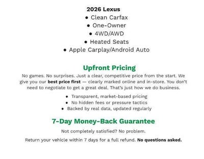 2026 Lexus TX TX 500h F SPORT Performance Premium