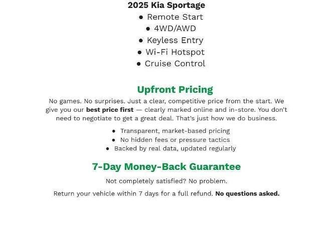 2025 Kia Sportage X-Line