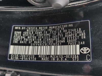 2020 Toyota Corolla SE