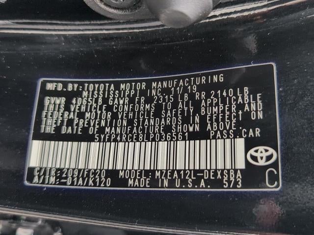 2020 Toyota Corolla SE