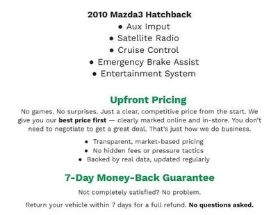 2010 Mazda Mazda3 Hatchback s Sport