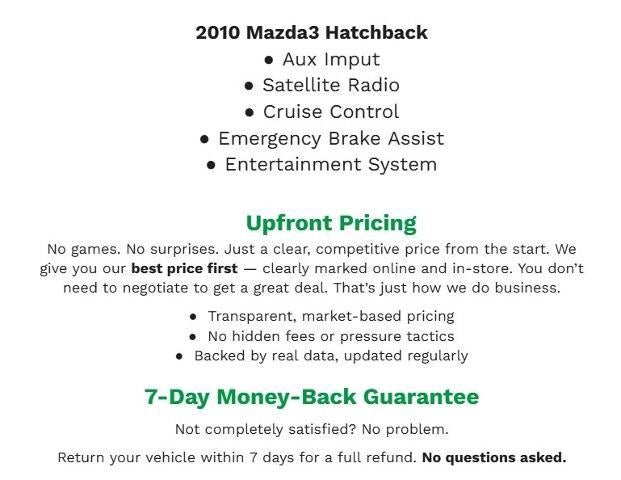 2010 Mazda Mazda3 Hatchback s Sport