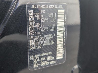 2021 Nissan Armada SL 4WD