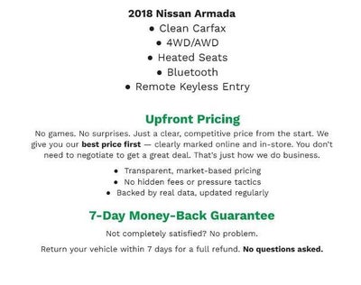 2018 Nissan Armada SV