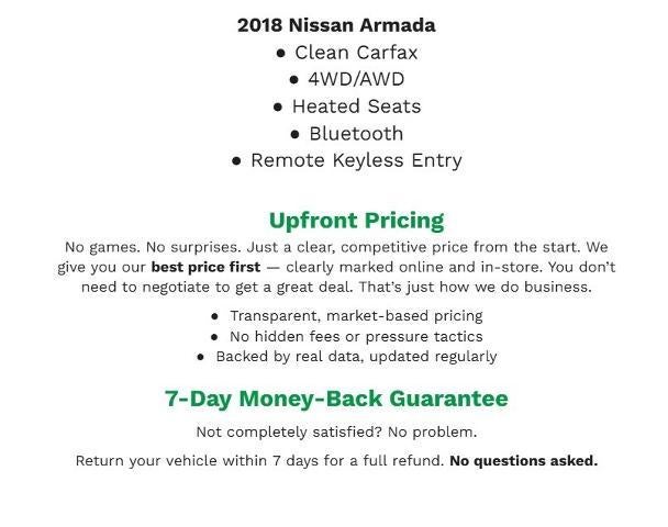 2018 Nissan Armada SV