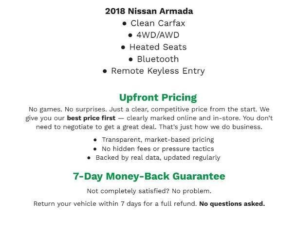 2018 Nissan Armada SV