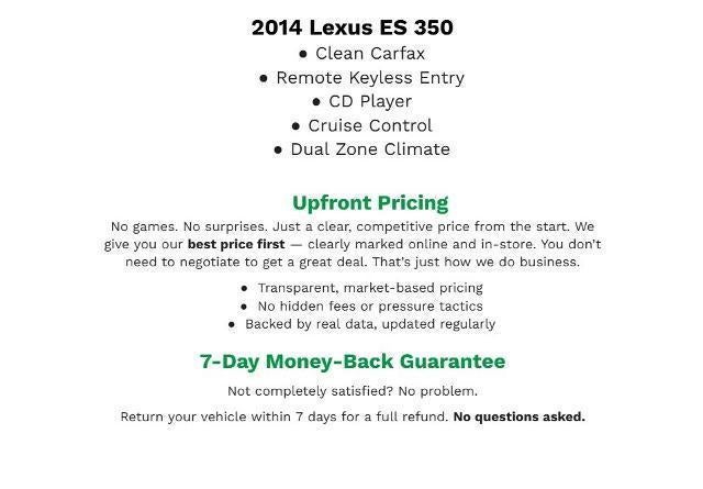 2014 Lexus ES 350 