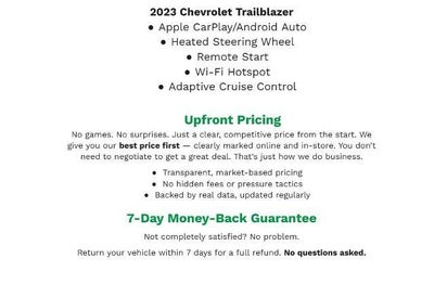 2023 Chevrolet Trailblazer RS