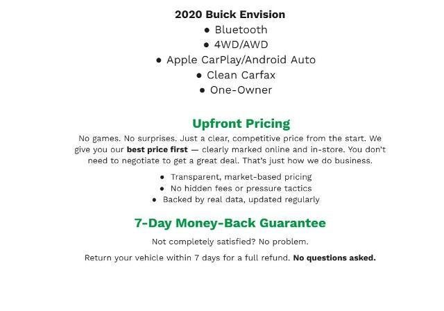 2020 Buick Envision Essence Group