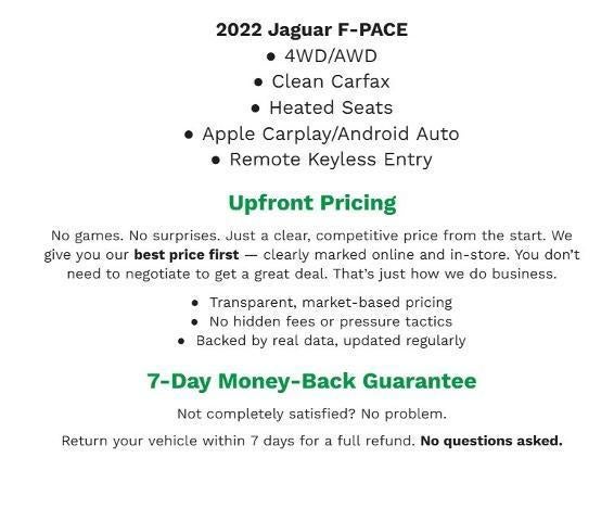 2022 Jaguar F-PACE S