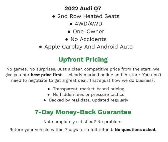 2022 Audi Q7 Premium Plus