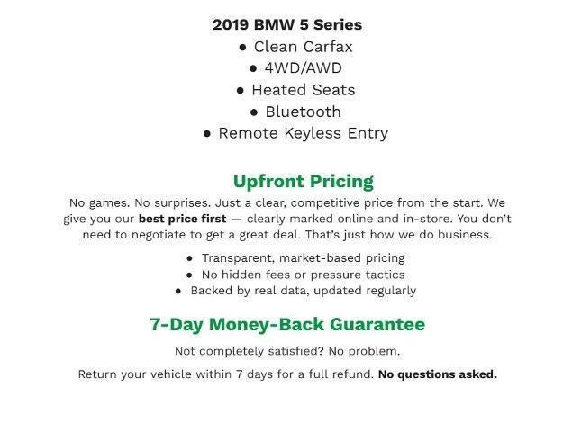 2019 BMW 5 Series M550i xDrive